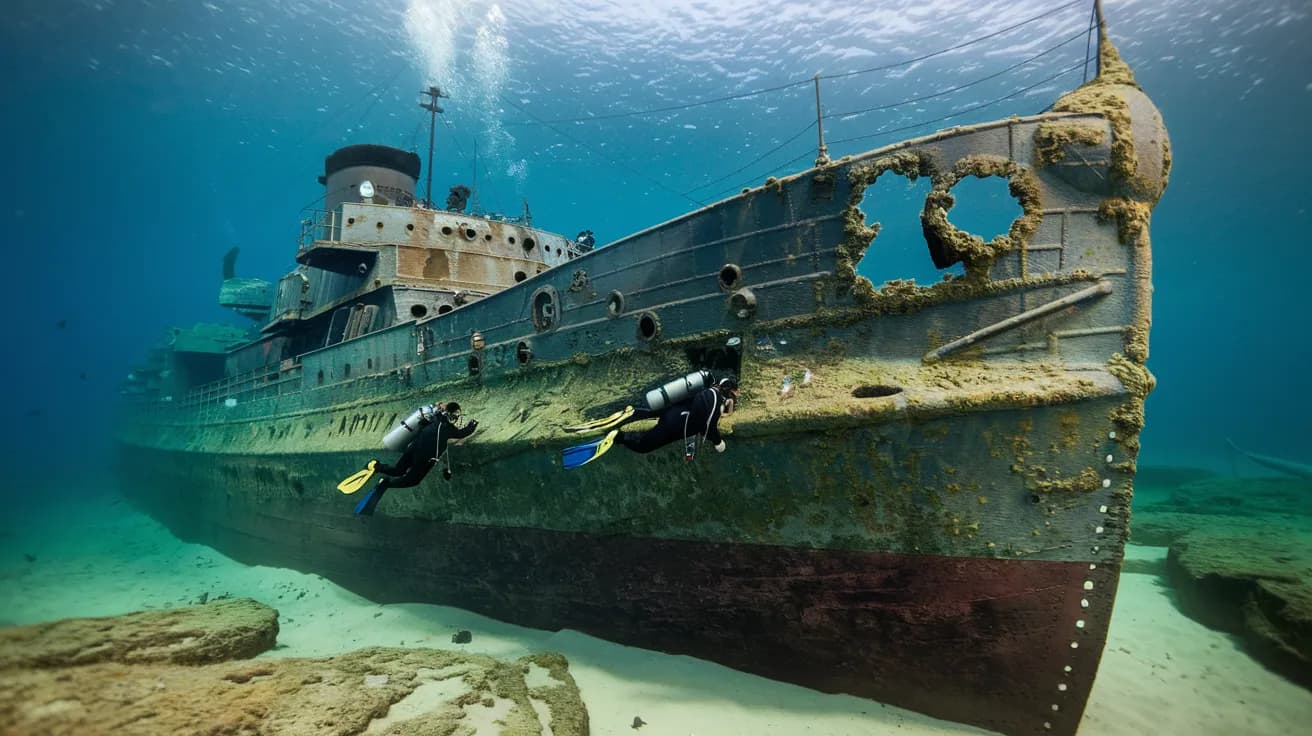 Diving in Scapa Flow: WWI Wrecks and Marine Life Encounters