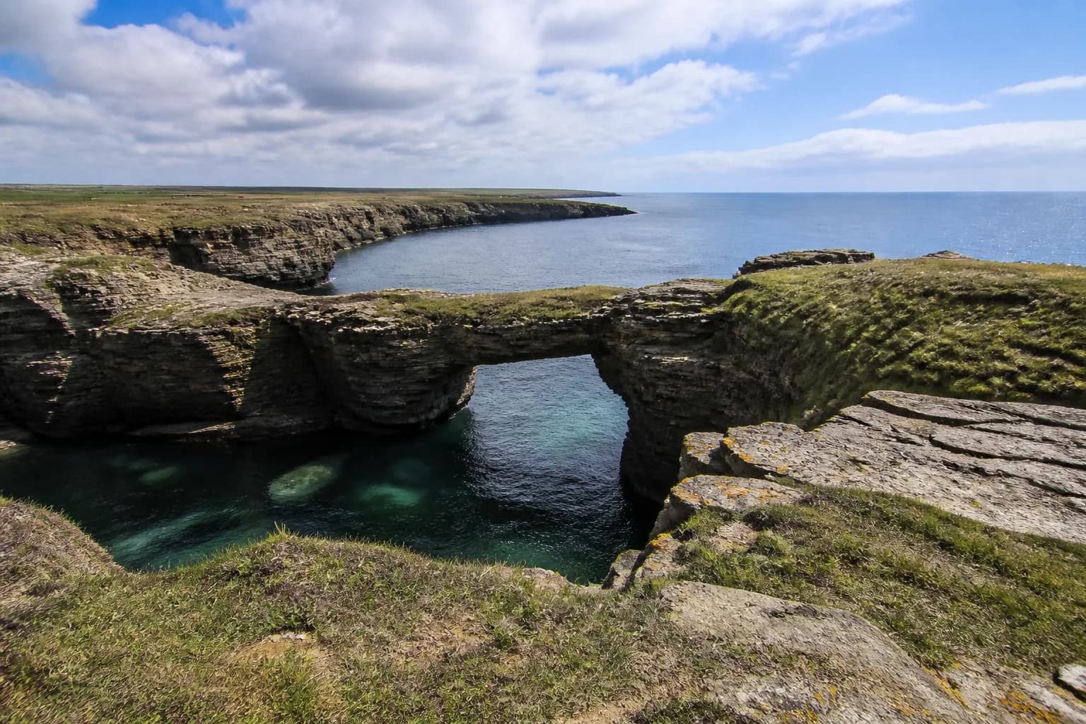 Stronsay: Island of Bays, Sea Arch & Herring History
